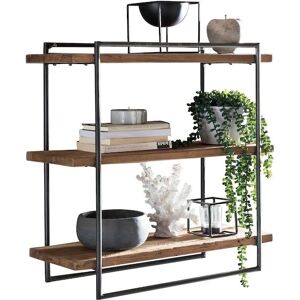 SIT Romanteaka Wandregal - Massiv Teak - Vintage - 61x60x22cm SIT Romanteaka Wandregal - Massiv Teak - Vintage - 61x60x22cm