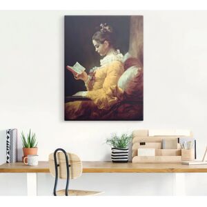 ARTLAND - Lesendes Mädchen. Um 1776 - Canvas Wall Art ARTLAND - Lesendes Mädchen. Um 1776 - Canvas Wall Art