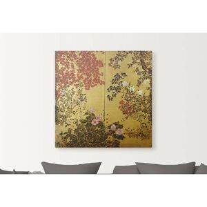 ARTLAND - Japanischer Wandschirm 18. Jahrhundert - 30 cm x 30 cm - Wall art ARTLAND - Japanischer Wandschirm 18. Jahrhundert - 30 cm x 30 cm - Wall art