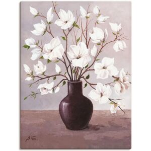 ARTLAND Magnolien Wandbild - Blumen Leinwand ARTLAND Magnolien Wandbild - Blumen Leinwand