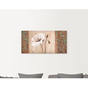 ARTLAND Mohnblumen mit Ornamenten - Wandbild ARTLAND Mohnblumen mit Ornamenten - Wandbild