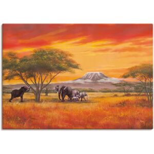 ARTLAND Elefanten Wandbild - 100x70 cm - Outdoor & Indoor Dekor ARTLAND Elefanten Wandbild - 100x70 cm - Outdoor & Indoor Dekor