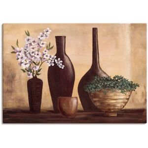 ARTLAND Stillleben in Beige II Wandbild - Vasen & Töpfe - 100x70cm ARTLAND Stillleben in Beige II Wandbild - Vasen & Töpfe - 100x70cm