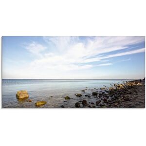 ARTLAND "Brodtener Ufer" Glasbild - Blau ARTLAND "Brodtener Ufer" Glasbild - Blau