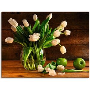 ARTLAND Tulpen in Glasvase Wandbild - 80x60cm Braun ARTLAND Tulpen in Glasvase Wandbild - 80x60cm Braun