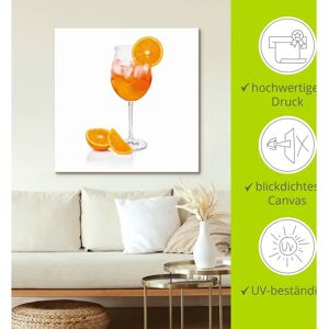 ARTLAND Aperol Spritz - 30x30 cm - Leinwandbild ARTLAND Aperol Spritz - 30x30 cm - Leinwandbild