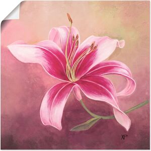 ARTland - Frühe Lilie - 70x70 cm - Purple - Wall art ARTland - Frühe Lilie - 70x70 cm - Purple - Wall art