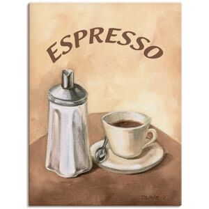 ARTLAND Espresso II Wandbild - Kaffee - 45x60cm - Beige ARTLAND Espresso II Wandbild - Kaffee - 45x60cm - Beige