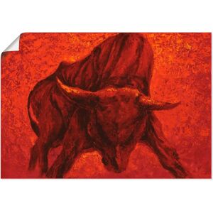 ARTland - Katalanischer Stier - Rot - 70x50 - Wall art ARTland - Katalanischer Stier - Rot - 70x50 - Wall art