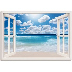 ARTLAND Fensterblick Großartige Strandlandschaft - Wandbild ARTLAND Fensterblick Großartige Strandlandschaft - Wandbild