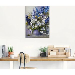 ARTLAND Rittersporn Leinwand Wandbild - Blumen Hochformat ARTLAND Rittersporn Leinwand Wandbild - Blumen Hochformat