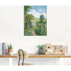 ARTLAND Endloses Ziel Wandbild - Grün, 60x80cm, Leinwand, Poster ARTLAND Endloses Ziel Wandbild - Grün, 60x80cm, Leinwand, Poster