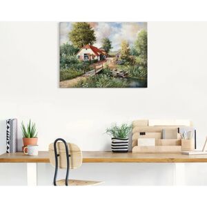 ARTLAND Bauernhof - 40x30 cm - grün - Wandbild ARTLAND Bauernhof - 40x30 cm - grün - Wandbild