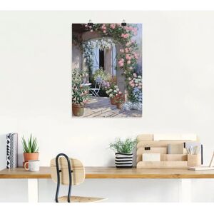 ARTLAND - Blumenangebot - 30x40 cm - Beige - Leinwandbild ARTLAND - Blumenangebot - 30x40 cm - Beige - Leinwandbild