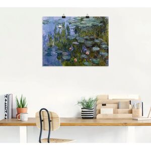ARTLAND Seerosen (Nympheas). 1918/1921. - 80x60 cm - Leinwanddruck - Monet Wandkunst ARTLAND Seerosen (Nympheas). 1918/1921. - 80x60 cm - Leinwanddruck - Monet Wandkunst