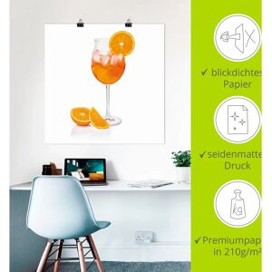 ARTLAND - AperolSpritz_OrangeSlice - orange - Alu-Dibond - Wall art ARTLAND - AperolSpritz_OrangeSlice - orange - Alu-Dibond - Wall art