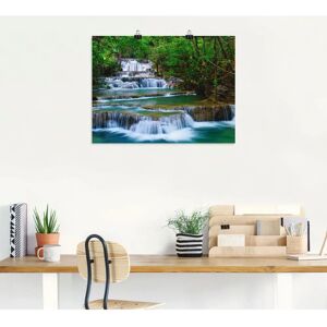 ARTLAND - Tiefen Wald Wasserfall - 60 cm x 45 cm - Wandbild ARTLAND - Tiefen Wald Wasserfall - 60 cm x 45 cm - Wandbild