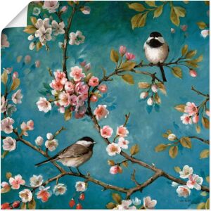 ARTLAND - Blüte II - blau - 50x50 cm - Wall art ARTLAND - Blüte II - blau - 50x50 cm - Wall art