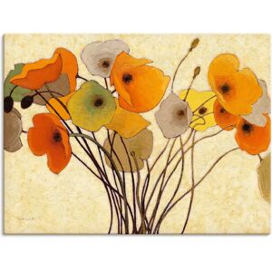 ARTLAND Kürbismohn I Leinwandbild - Blumen Wandkunst, Orange ARTLAND Kürbismohn I Leinwandbild - Blumen Wandkunst, Orange