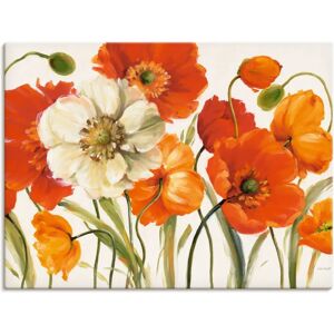 ARTLAND Mohnblumen I Orange Leinwandbild - Wandbild ARTLAND Mohnblumen I Orange Leinwandbild - Wandbild