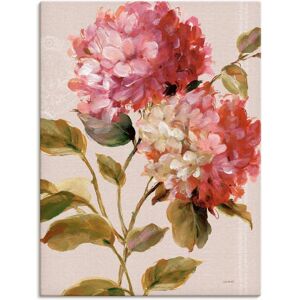 ARTLAND Harmonische Hortensien Pink Leinwandbild - Wandkunst ARTLAND Harmonische Hortensien Pink Leinwandbild - Wandkunst