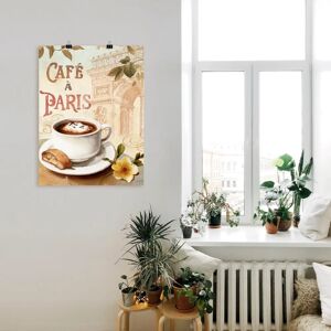 ARTLAND - Kaffee in Europa I - 45x60 cm - Leinwand - Wall Art ARTLAND - Kaffee in Europa I - 45x60 cm - Leinwand - Wall Art