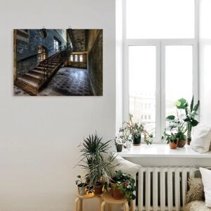 ARTLAND - Lost Place - Treppen - Grau - 80x60cm - Wandbild ARTLAND - Lost Place - Treppen - Grau - 80x60cm - Wandbild