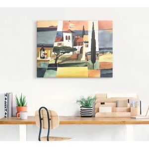 ARTLAND Italien Wandbild - Bunt, 120x90cm, Leinwand, Poster, Wandaufkleber ARTLAND Italien Wandbild - Bunt, 120x90cm, Leinwand, Poster, Wandaufkleber