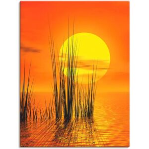 ARTLAND Sonnenuntergang mit Schilf Leinwandbild - Sonnenaufgang & -untergang ARTLAND Sonnenuntergang mit Schilf Leinwandbild - Sonnenaufgang & -untergang