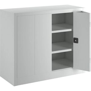 Dulap de depozitare Pavoy - Rafturi reglabil, Gri, 1000mm Înălțime Dulap de depozitare Pavoy - Rafturi reglabil, Gri, 1000mm Înălțime