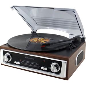 Soundmaster - Nostalgie - Schwarz Braun - Turntable Soundmaster - Nostalgie - Schwarz Braun - Turntable