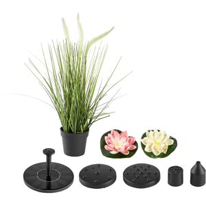 Viva Domo Schwarzer Brunnen-Set - Gartenschmuck Viva Domo Schwarzer Brunnen-Set - Gartenschmuck