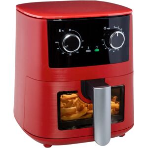 genialo - Heißluftfritteuse Sichtfenster - Rot - Air fryer genialo - Heißluftfritteuse Sichtfenster - Rot - Air fryer
