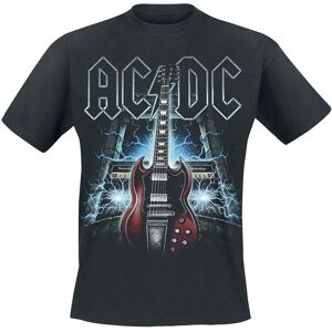 AC/DC High Voltage Guitar T-Shirt - Kortermet - Svart - Mann AC/DC High Voltage Guitar T-Shirt - Kortermet - Svart - Mann
