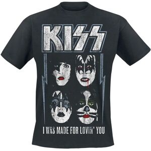 Kiss I Was Made For Lovin' You T-paita lyhythihainen - Mies - musta Kiss I Was Made For Lovin' You T-paita lyhythihainen - Mies - musta