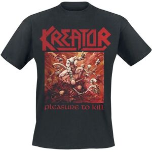 Kreator Pleasure To Kill Kortermet T-skjorte - Mann - Svart Kreator Pleasure To Kill Kortermet T-skjorte - Mann - Svart