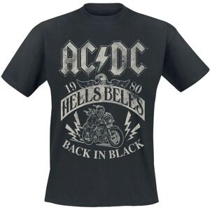 Musta AC/DC Hells Bells 1980 Lyhythihainen T-paita - Mies Musta AC/DC Hells Bells 1980 Lyhythihainen T-paita - Mies