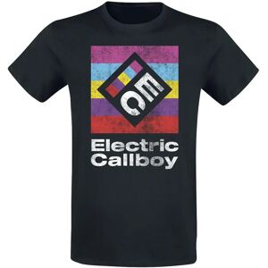 Electric Callboy Neliskulmainen Logo T-Paita - Lyhythihainen - Musta - Normaalipituus - T-Paita Electric Callboy Neliskulmainen Logo T-Paita - Lyhythihainen - Musta - Normaalipituus - T-Paita