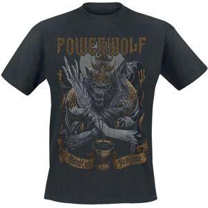 Powerwolf Wolf vs Angel Černé tričko pro muže - Vysoce kvalitní tisk Powerwolf Wolf vs Angel Černé tričko pro muže - Vysoce kvalitní tisk