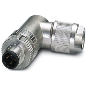 Phoenix Contact 1424684 Wire Connector - 4-Pin, M12, Angled, IP65/IP67 Phoenix Contact 1424684 Wire Connector - 4-Pin, M12, Angled, IP65/IP67