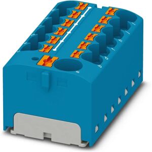 Phoenix Contact PTFIX 10/12X4-NS35 BU Distribution Block - 8 pcs Phoenix Contact PTFIX 10/12X4-NS35 BU Distribution Block - 8 pcs