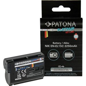Batterie Patona Nikon EN-EL15C - 2250mAh, USB-C - Type d'appareil photo - Publicité Batterie Patona Nikon EN-EL15C - 2250mAh, USB-C - Type d'appareil photo - Publicité