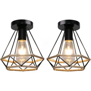 NORCKS Model - Hemp Rope Pendant Lamp - Vintage Industrial Lighting NORCKS Model - Hemp Rope Pendant Lamp - Vintage Industrial Lighting