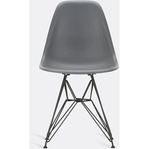 Vitra - Sedia laterale in plastica Eames DSR, grigio granito Vitra - Sedia laterale in plastica Eames DSR, grigio granito