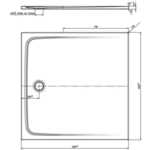 Kaldewei Vierkante Toegankelijke Douchebak 1200x1200 - Douche Kaldewei Vierkante Toegankelijke Douchebak 1200x1200 - Douche