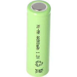 AccuCell AA 800mAh NiMH industriële batterij met platte kop AccuCell AA 800mAh NiMH industriële batterij met platte kop