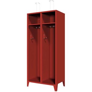 Dulap pentru pompieri Pavoy - Alb, 2 compartimente, 4 dulapuri Dulap pentru pompieri Pavoy - Alb, 2 compartimente, 4 dulapuri