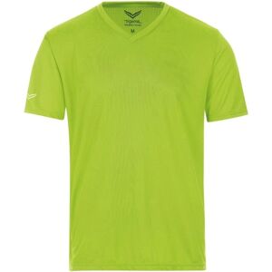 TRIGEMA Gult V-hals sport T-shirt för herrar TRIGEMA Gult V-hals sport T-shirt för herrar