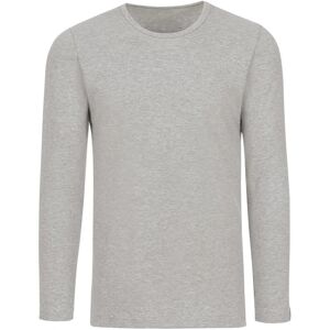 TRIGEMA Langarmshirt - Basic, Grau, S TRIGEMA Langarmshirt - Basic, Grau, S