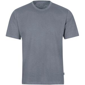 TRIGEMA 4XL Šedé bavlněné tričko - Unisex TRIGEMA 4XL Šedé bavlněné tričko - Unisex